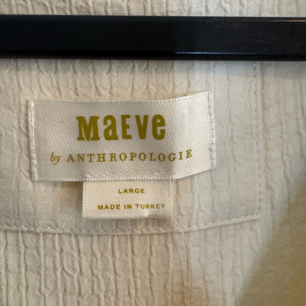 Anthropologie Cream Mini Dress with Peter Pan Collar - NWOT - Picture 4 of 7